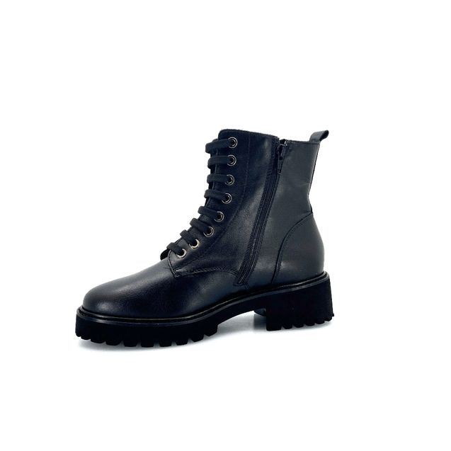 Carim LNF4105 – Anfibio Donna in Pelle Nera Morbida, Plantare Estraibile, Comfort