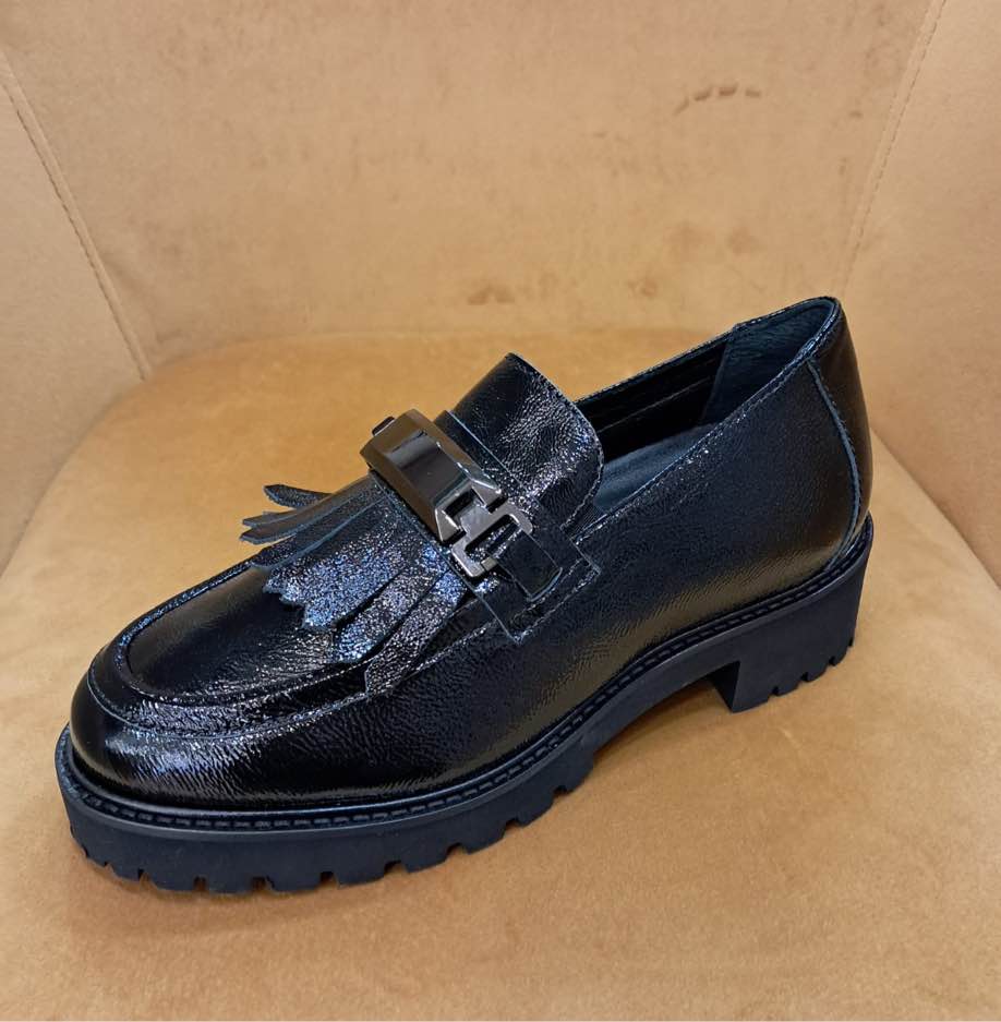 CARIM: MOCASSINO IN PELLE NERO