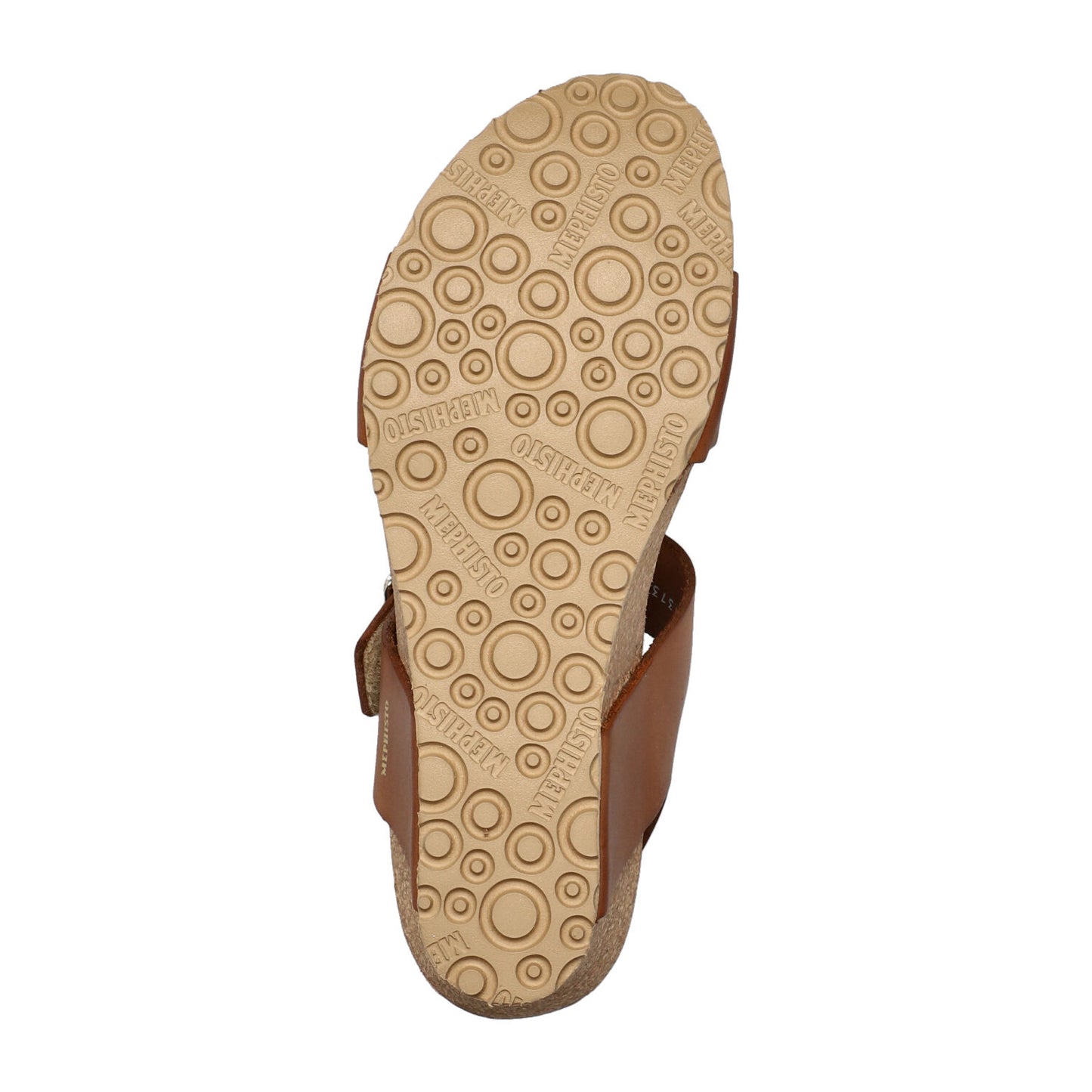MEPHISTO: SANDALO DONNA IN VERA PELLE CON STRATCH LISSANDRA COLORE CUOIO