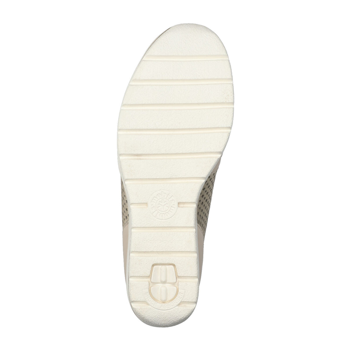 Mobils by Mephisto Abby Perf – Scarpa Donna in Pelle Traforata colore Beige, SOFT-AIR, Calzata Larga