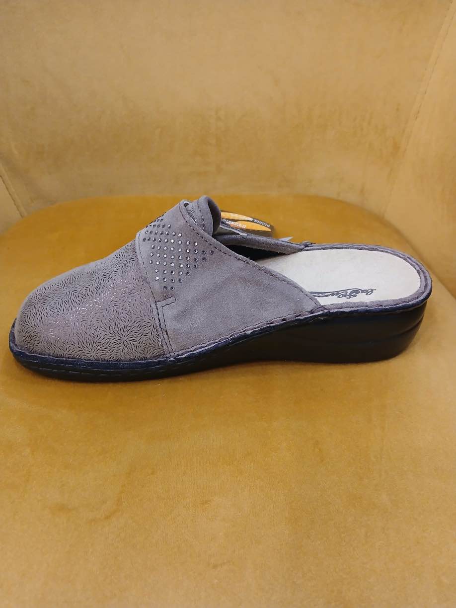 PLUME: CIABATTA IN PELLE ELASTICIZZATA BEIGE