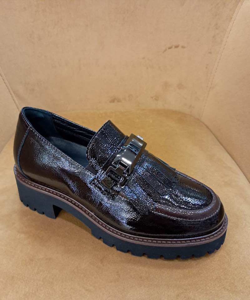 CARIM: MOCASSINO IN PELLE MARRONE