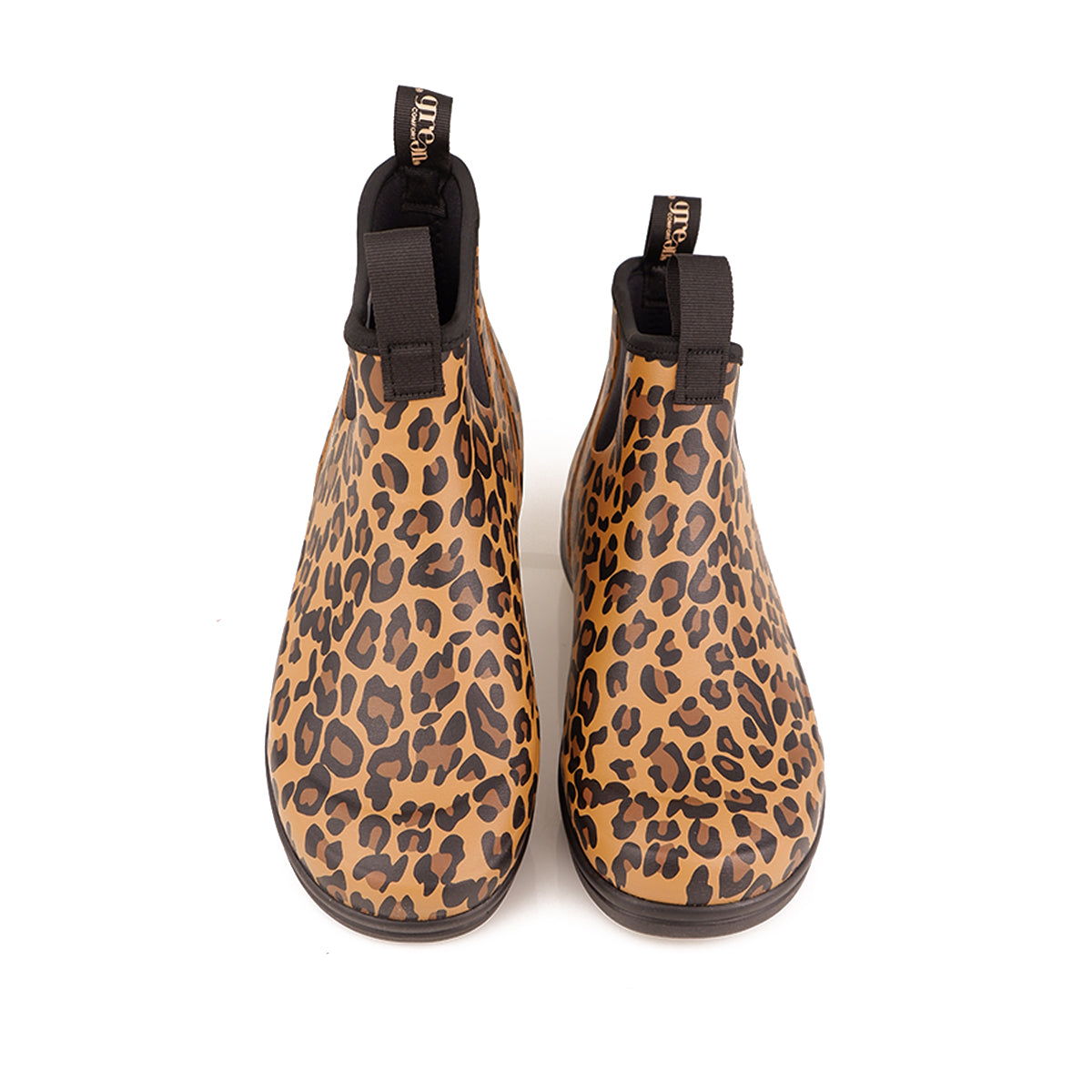 Green Comfort: Stivali Gomma Naturale Impermeabili per Esterno Pioggia e Neve Leopardati