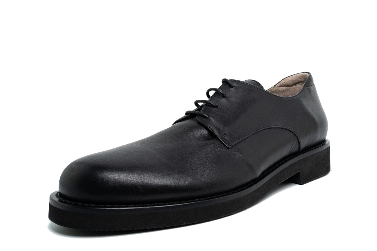 Tomasi 1502 Zeno – Scarpa Ortopedica Uomo Vitello Nero, Plantare Estraibile, Dispositivo Medico Detraibile