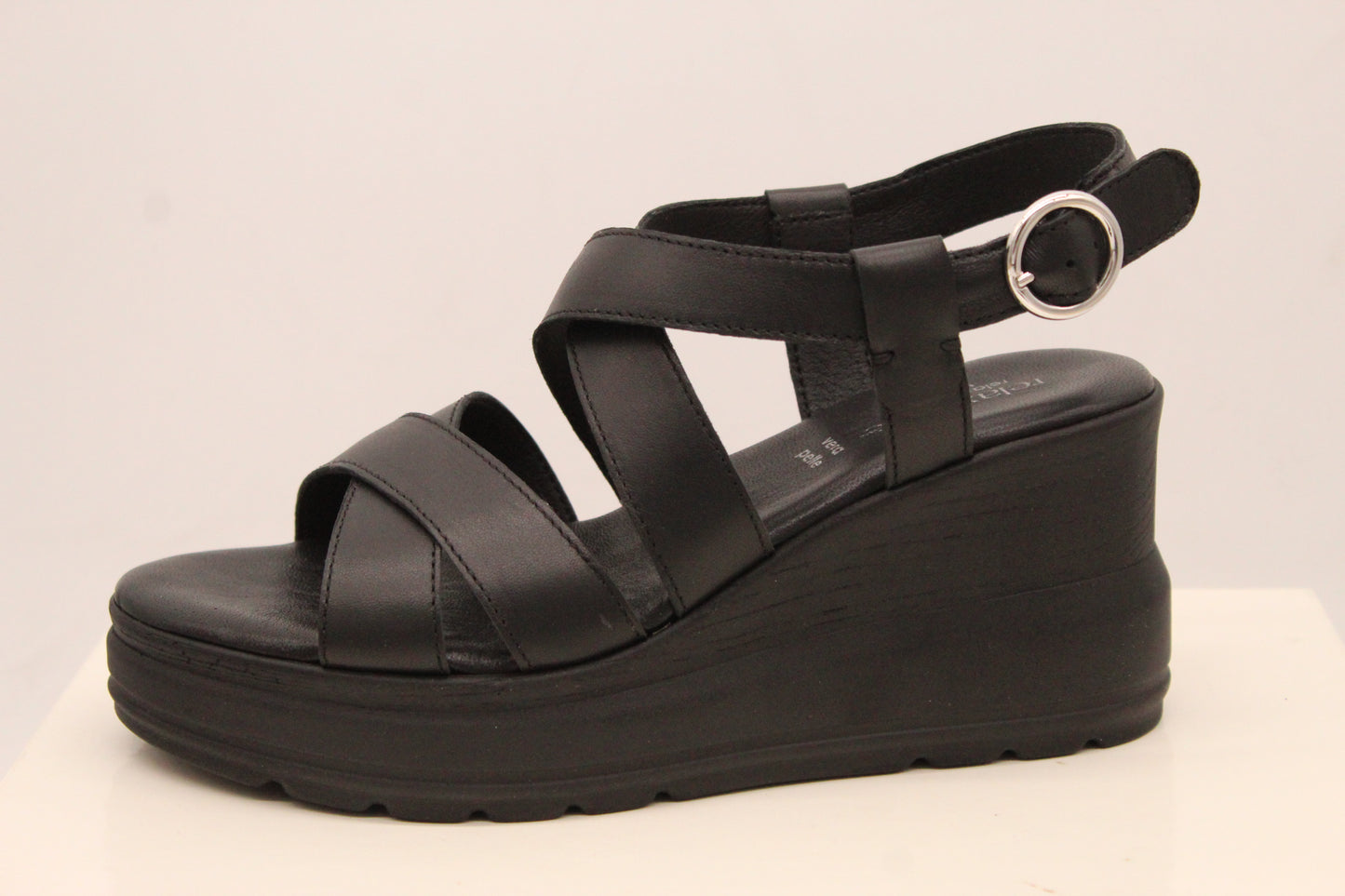 FREE LIFE A.B.: CIABATTA DONNA ART. 1026-011 NAPPA MAGIC NERO