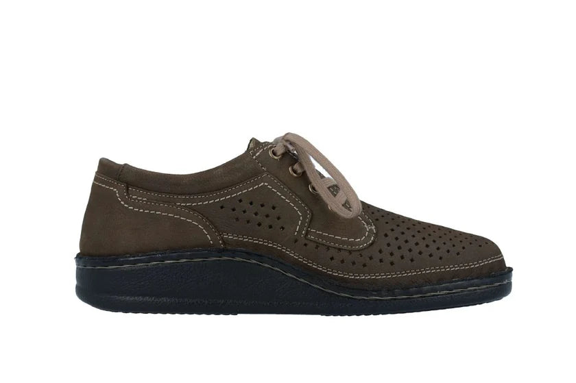 FINN COMFORT: SCARPE UOMO IN VERA PELLE FATTO A MANO BADEN KAFEE
