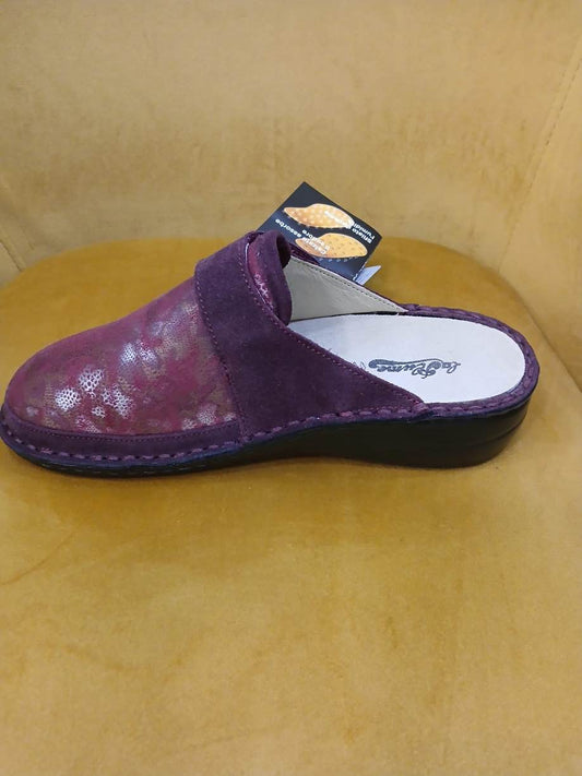 PLUME: CIABATTA ELASTICIZZATA BORDEAUX