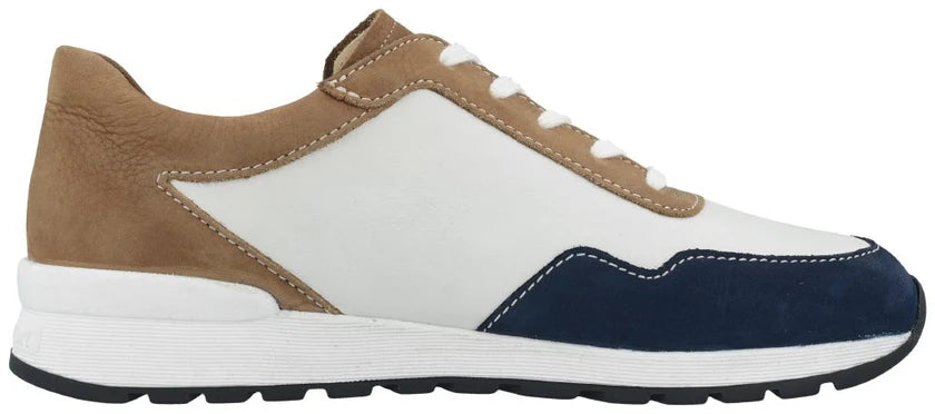 FINN COMFORT: SCARPE DA UOMO IN VERA PELLE FATTO A MANO ATLANTIC HIELO ALMOND