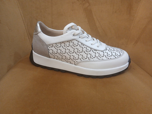ECOSANIT: SCARPA DA GINNASTICA DONNA CHANTY FORATO COLORE BIANCO
