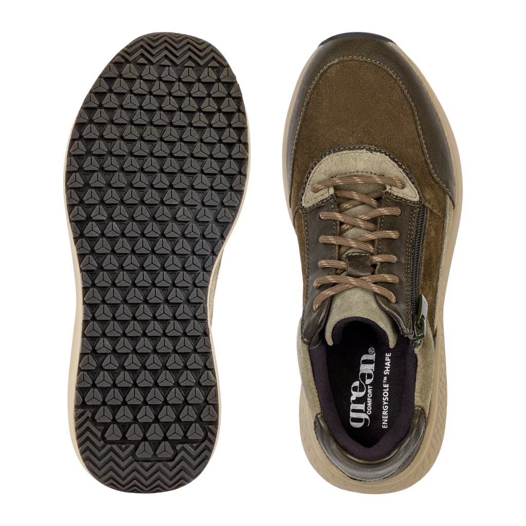 Green Comfort: ZIGGA SNEAKER ZIPPER