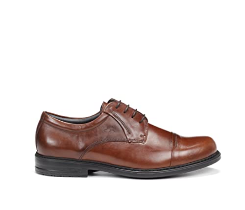 Fluchos Simon 8468 Marrone – Scarpa Uomo in Pelle | Derby con Lacci | Suola Extra-Light | Plantare Estraibile