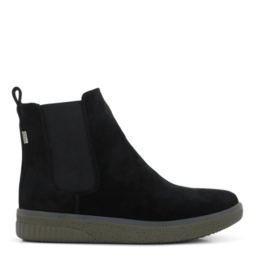 Green Comfort: ACTIVE CHELSEA BOOT NERO CAMOSCIO PELLE