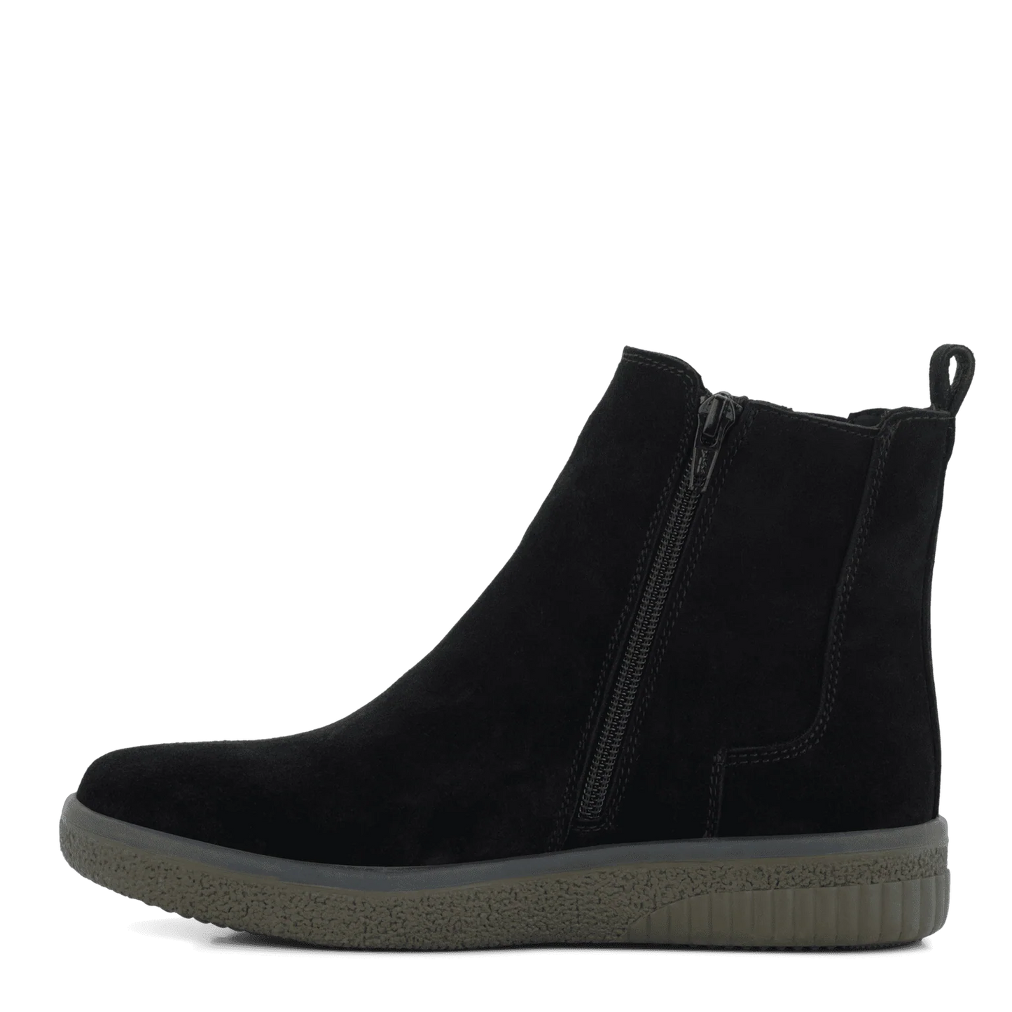 Green Comfort: ACTIVE CHELSEA BOOT NERO CAMOSCIO PELLE
