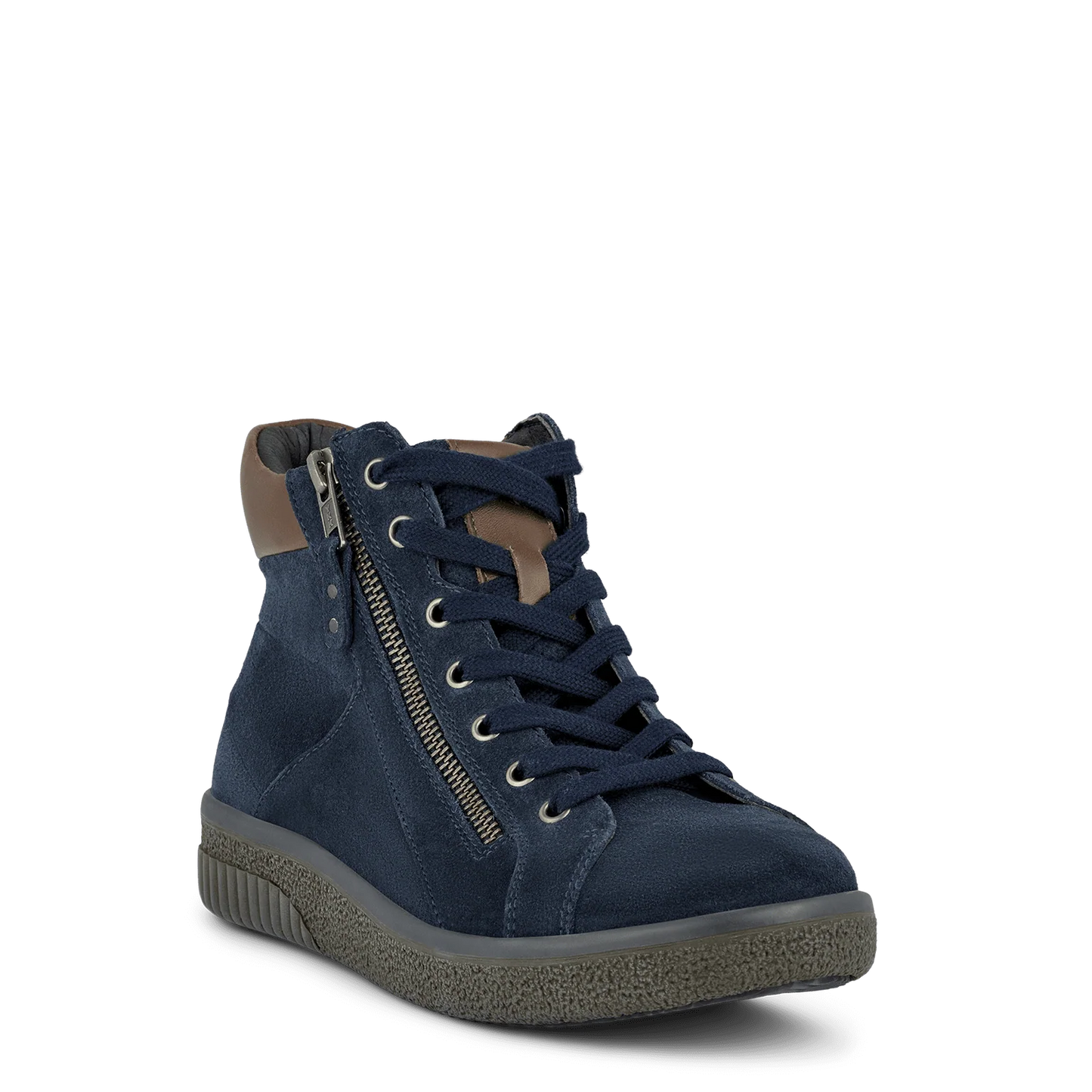 Green Comfort: ACTIVE CHELSEA BOOT BLU CAMOSCIO PELLE