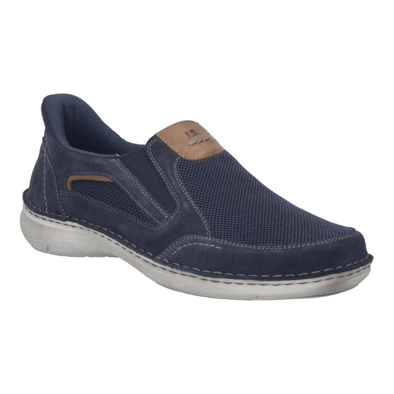 JOSEF SEIBEL: NEW ANVERS 25 MOCASSINO UOMO COLORE BLU