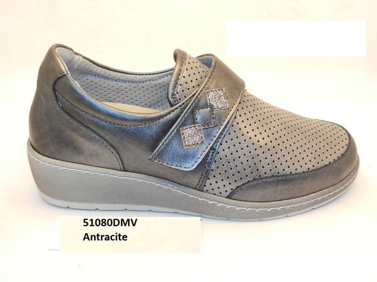 PLUME: SCARPA DONNA 51080 COLORE ANTRACITE