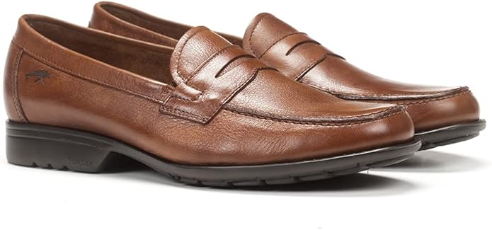 FLUCHOS: JORDI 8338 COLORE MARRONE - MOCASSINO DA UOMO