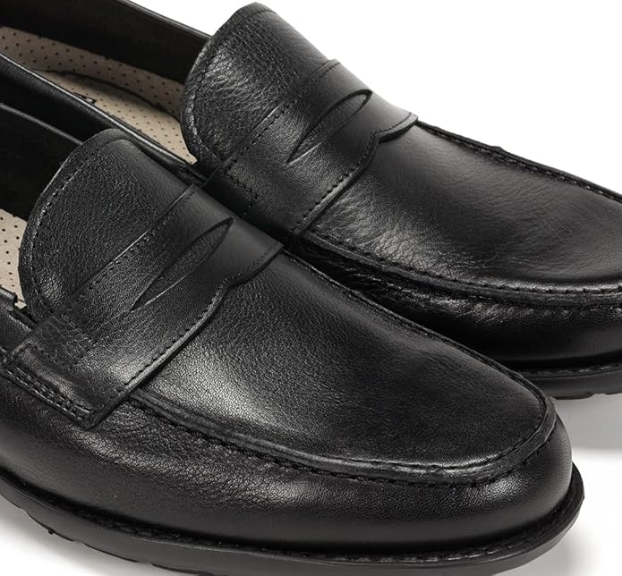 FLUCHOS: JORDI 8338 COLORE NERO - MOCASSINO DA UOMO