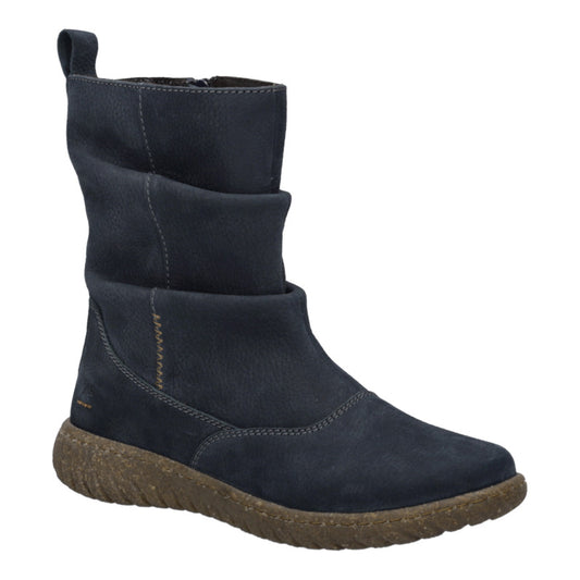 Josef Seibel Angelina 08 Stivaletto Donna Nero in Pelle Scamosciata – Plantare Estraibile