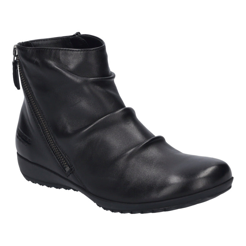 Josef Seibel Naly 61 Stivaletto Nero in Pelle con Plantare Estraibile