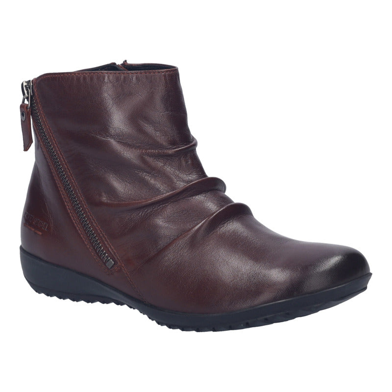 Josef Seibel Naly 61 Stivaletto Bordeaux in Pelle con Plantare Estraibile