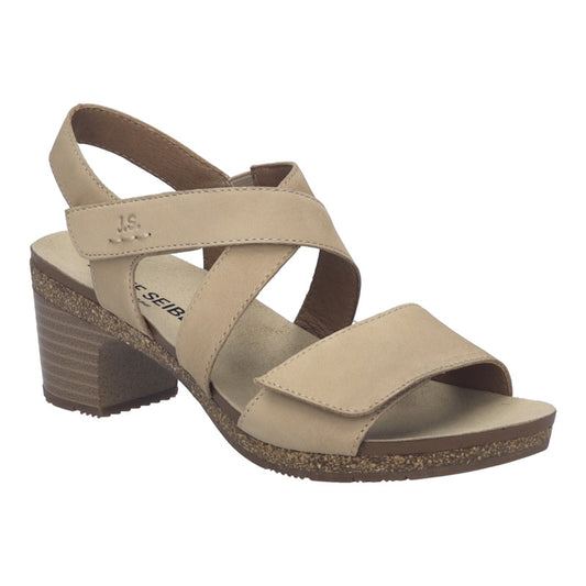JOSEF SEIBEL: SANDALO DONNA IN PELLE GRACE 07 COLORE BEIGE
