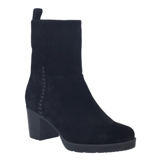 Josef Seibel Gloria 10 Stivaletto Nero in Pelle Scamosciata con Plantare Estraibile
