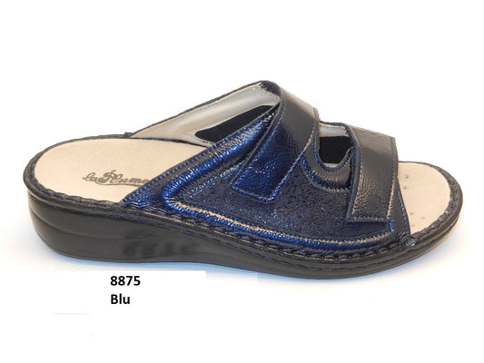 PLUME: CIABATTA DONNA 8875 COLORE BLU