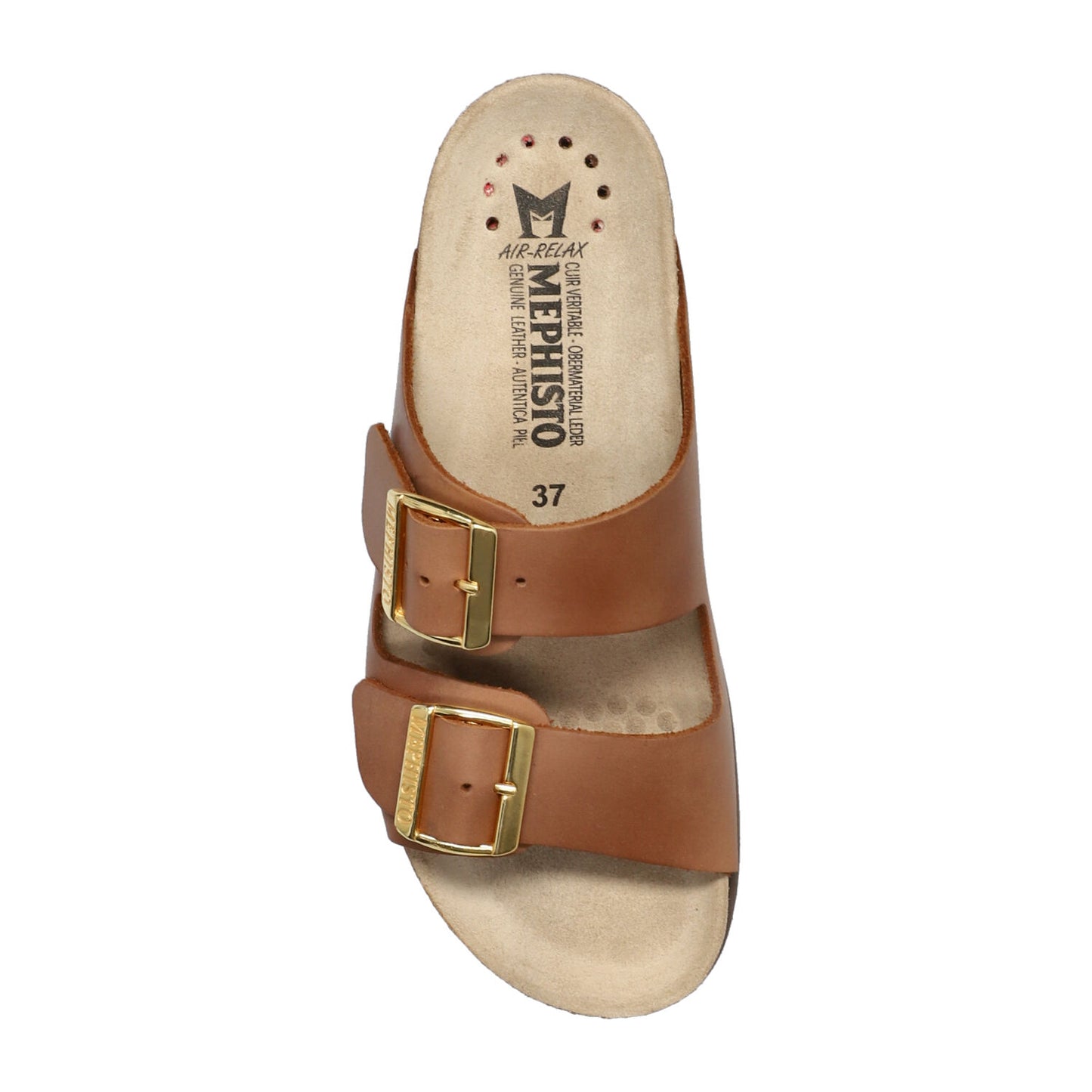 MEPHISTO: CIABATTA VERA PELLE HESTER COLOR CAMEL