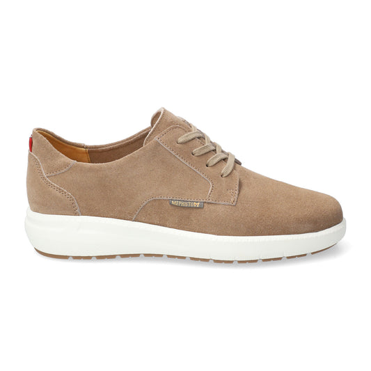 MEPHISTO: SCARPA UOMO VERA PELLE JORIS TAUPE COLORE BEIGE