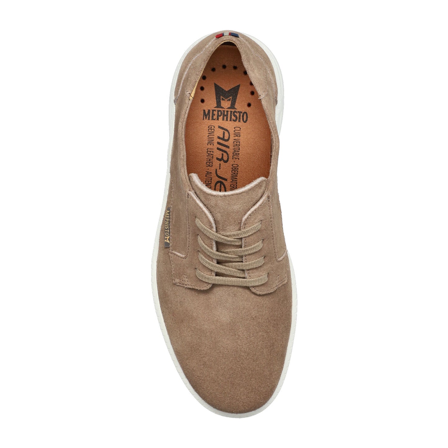 MEPHISTO: SCARPA UOMO VERA PELLE JORIS TAUPE COLORE BEIGE