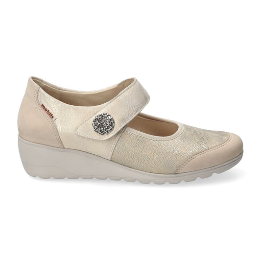 MOBILS BY MEPHISTO: SCARPA DONNA IN VERA PELLE BATHILDA COLORE BEIGE