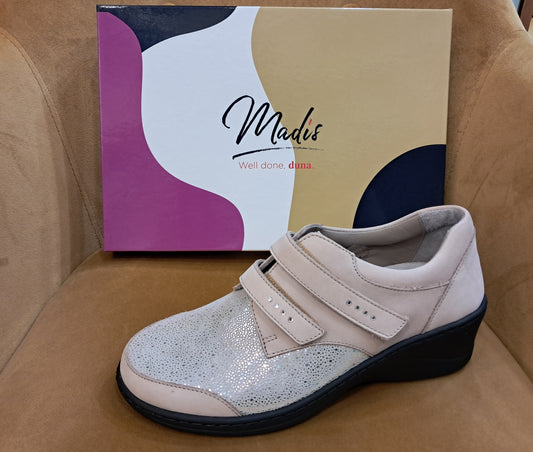 FISIODUNA: SCARPA DONNA ORTOPEDICA IN VERA PELLE  DM42 NEMI 0026