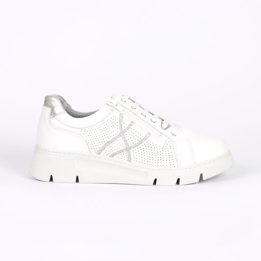 FISIODUNA: SNEAKER DONNA IN VERA PELLE  SAMERA DM42-0001