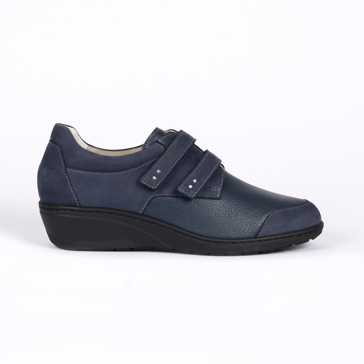 Duna FisioDuna DM52 Dalmine – Dispositivo Medico Detraibile, Scarpa Ortopedica Donna, Pianta Larga, Plantare Estraibile, Velcro