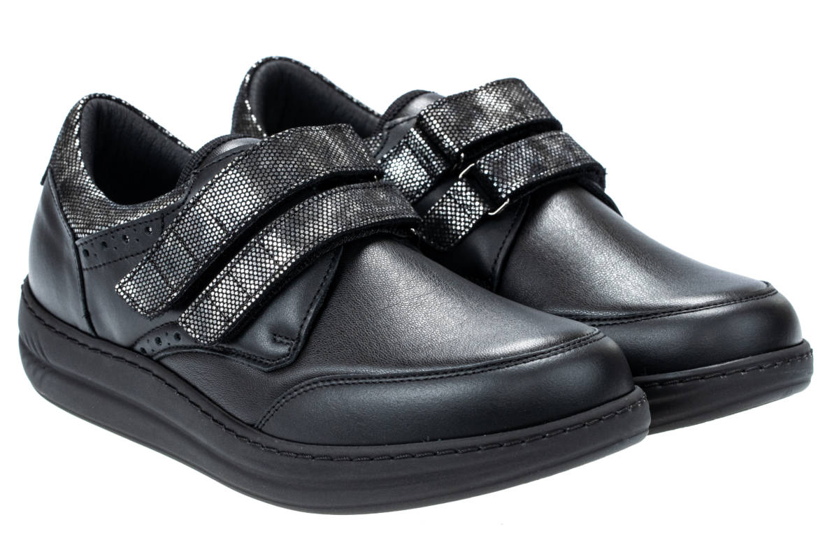 Extro Style Energy Marina – Scarpa Ortopedica Donna, Tomaia Automodellante, Velcro, Plantare Estraibile, Dispositivo Medico Detraibile