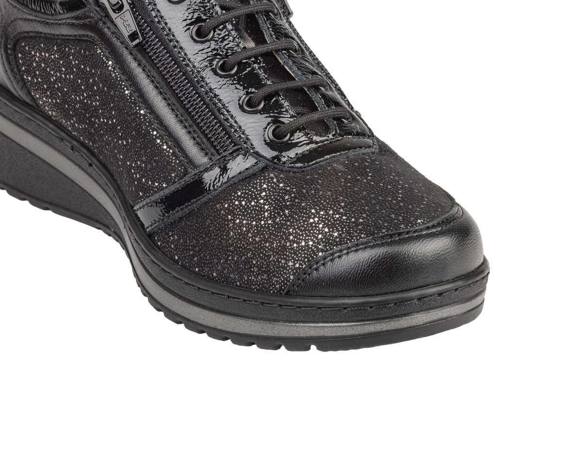 Extro Style Horizon Lario – Scarpa Ortopedica Donna, Doppia Zip, Plantare Estraibile, Dispositivo Medico Detraibile