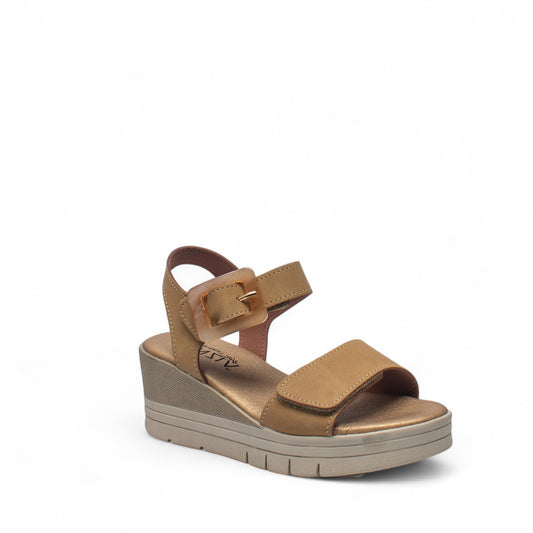 CINZIA SOFT: SANDALO DONNA ECOPELLE ART. LF153A 001 COLORE BEIGE