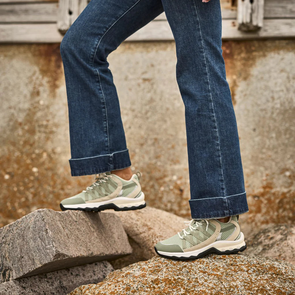GREEN COMFORT: LONDON SNEAKER DA DONNA COLORE VERDE