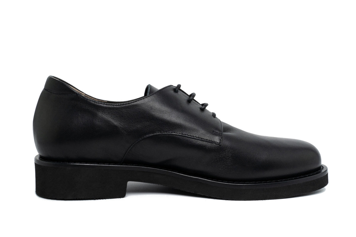 Tomasi 1502 Zeno – Scarpa Ortopedica Uomo Vitello Nero, Plantare Estraibile, Dispositivo Medico Detraibile