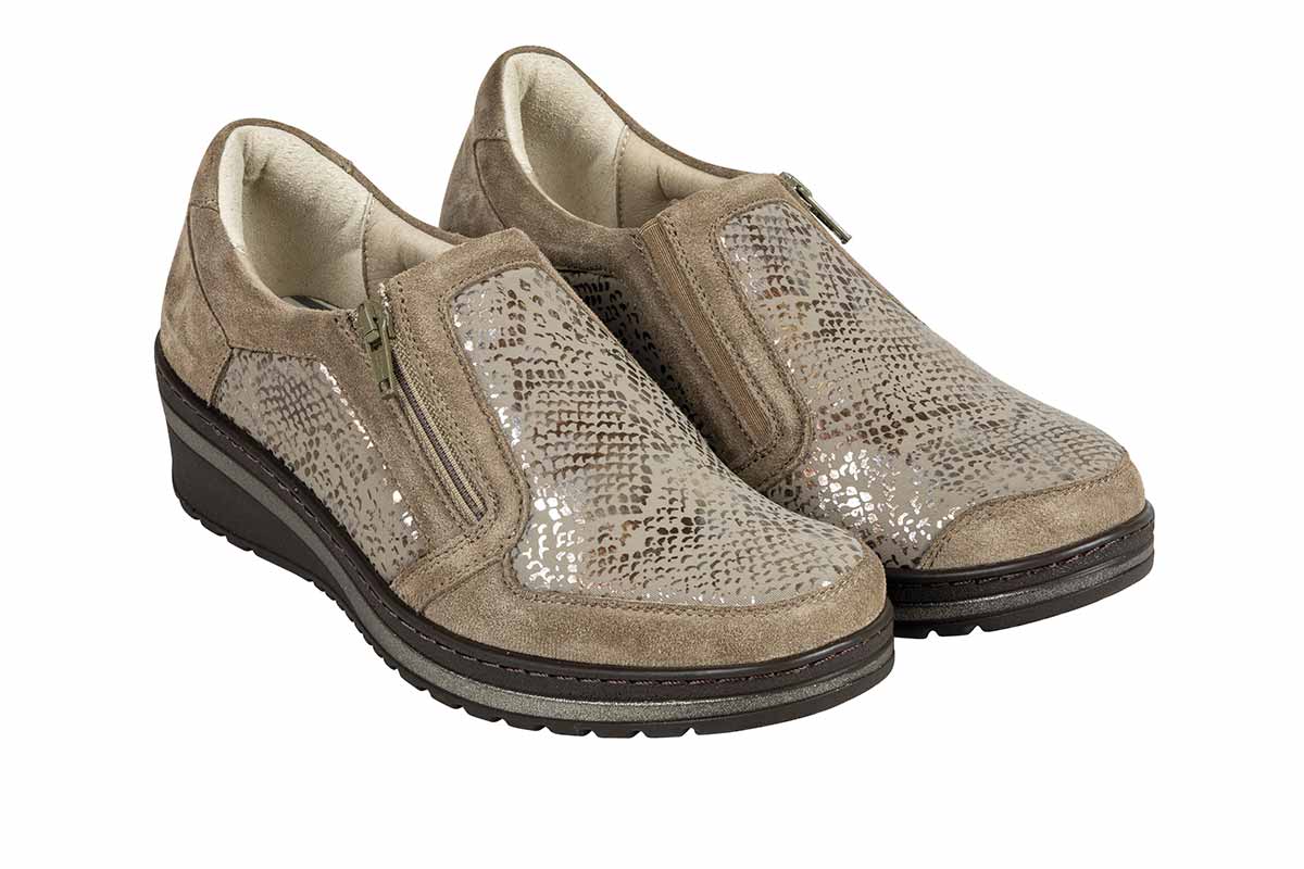 EXTROSTYLE : HORIZON GARDA SCARPA ORTOPEDICA DA DONNA IN VERA PELLE