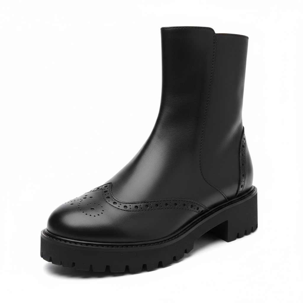 Carim LNF4174MN – Stivaletto Donna in Pelle Morbida Nera, Plantare Estraibile, Comfort
