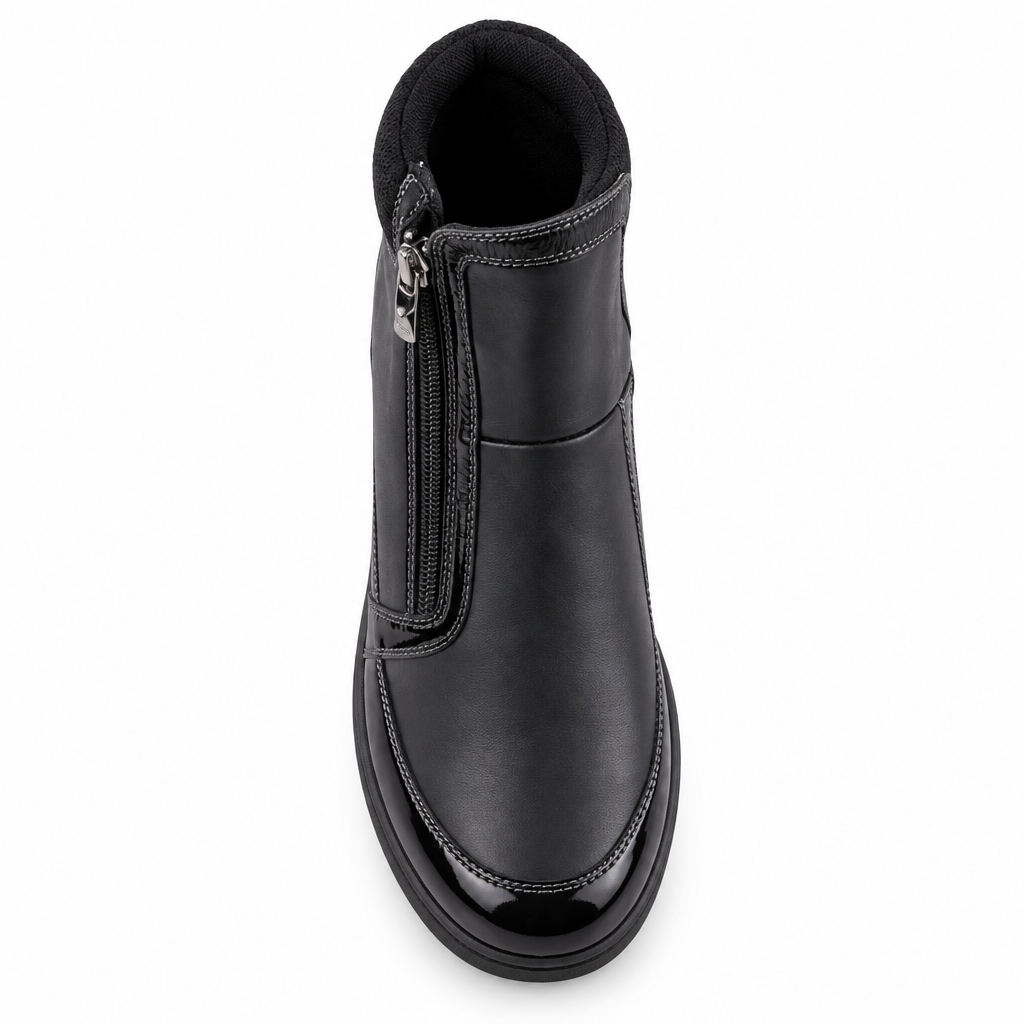 Stivaletto nero, vista dall'alto