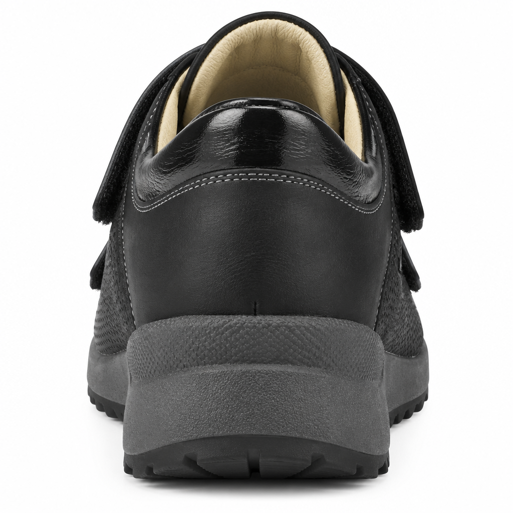 Finn Comfort IVREA scarpa ortopedica nera vista posteriore