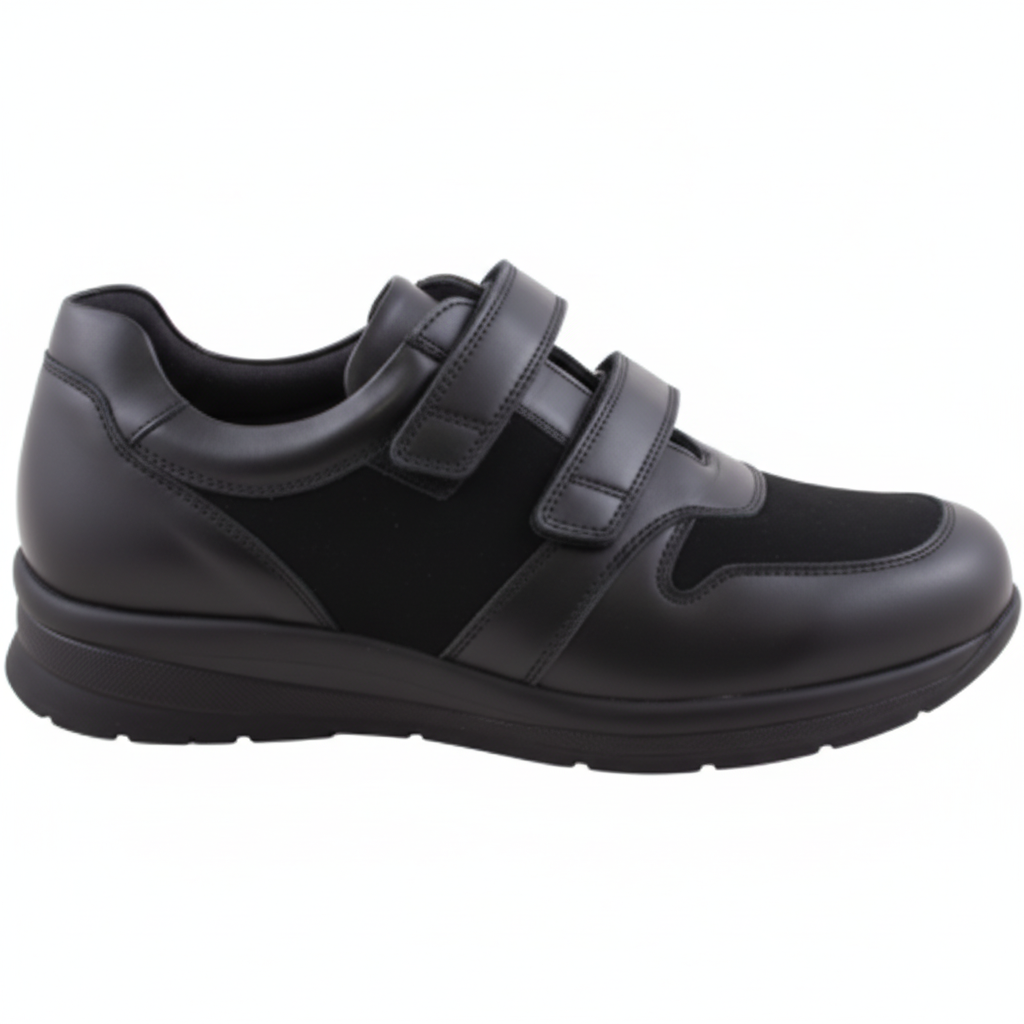 Ecosanit Estro Bio 2 – Scarpa Ortopedica Uomo Nero