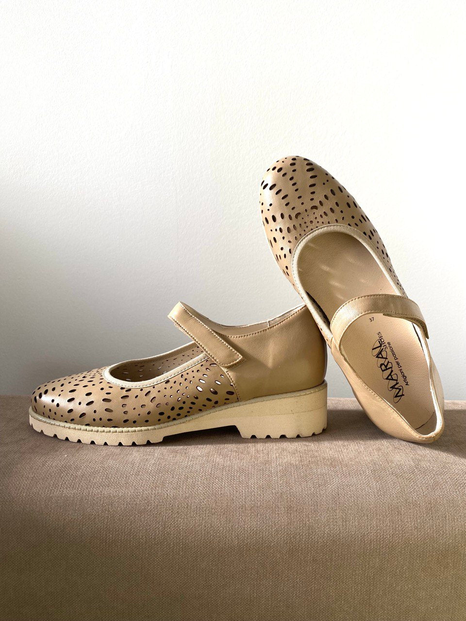 MARAL: DECOLLETE' DONNA IN PELLE (NAPPA) 416S COLORE SABBIA
