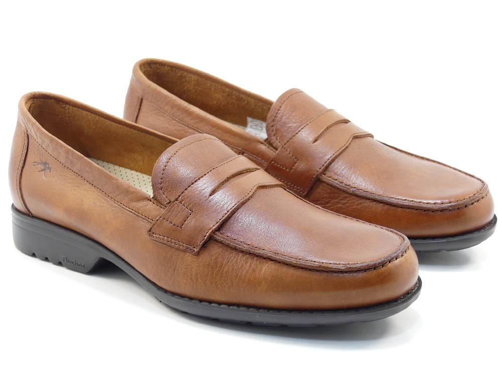 FLUCHOS: JORDI 8338 COLORE MARRONE - MOCASSINO DA UOMO