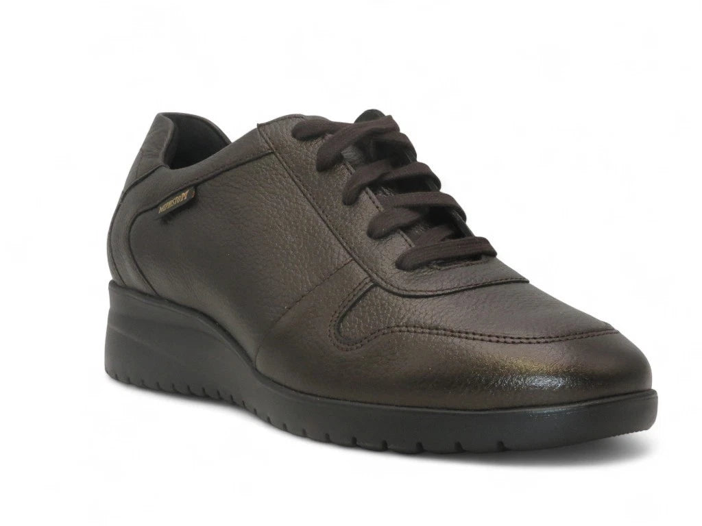 Mephisto Isa – Sneaker Stringata Donna in Pelle Colore Bronzo | SOFT-AIR, Plantare Estraibile